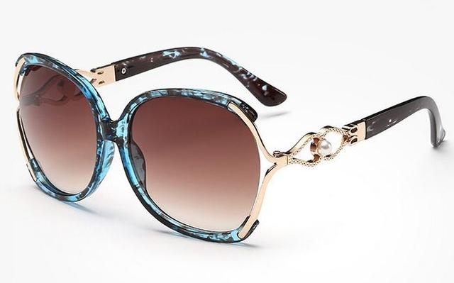  Women's Vintage Pearl Fashion Sunglasses with Gradient UV400 Lenses - Women Sunglasses - DYAVOR® 