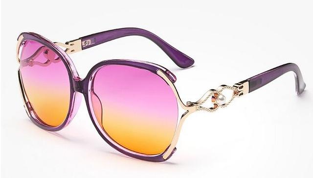  Women's Vintage Pearl Fashion Sunglasses with Gradient UV400 Lenses - Women Sunglasses - DYAVOR® 