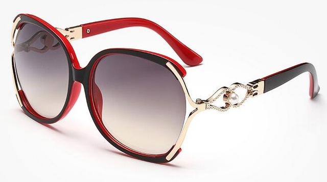  Women's Vintage Pearl Fashion Sunglasses with Gradient UV400 Lenses - Women Sunglasses - DYAVOR® 