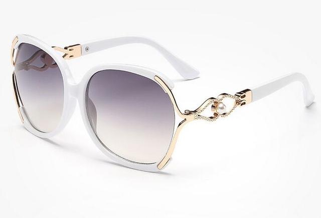  Women's Vintage Pearl Fashion Sunglasses with Gradient UV400 Lenses - Women Sunglasses - DYAVOR® 