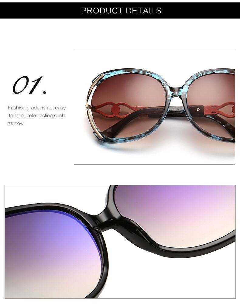  Women's Vintage Pearl Fashion Sunglasses with Gradient UV400 Lenses - Women Sunglasses - DYAVOR® 