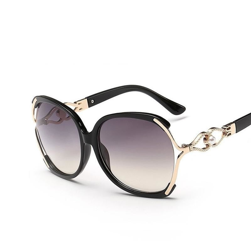  Women's Vintage Pearl Fashion Sunglasses with Gradient UV400 Lenses - Women Sunglasses - DYAVOR® 