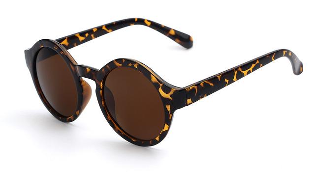  Women's Vintage Round Circle Retro Sunglasses with Acrylic Lenses - Women Sunglasses - DYAVOR® 