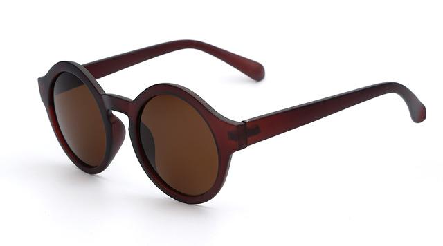  Women's Vintage Round Circle Retro Sunglasses with Acrylic Lenses - Women Sunglasses - DYAVOR® 