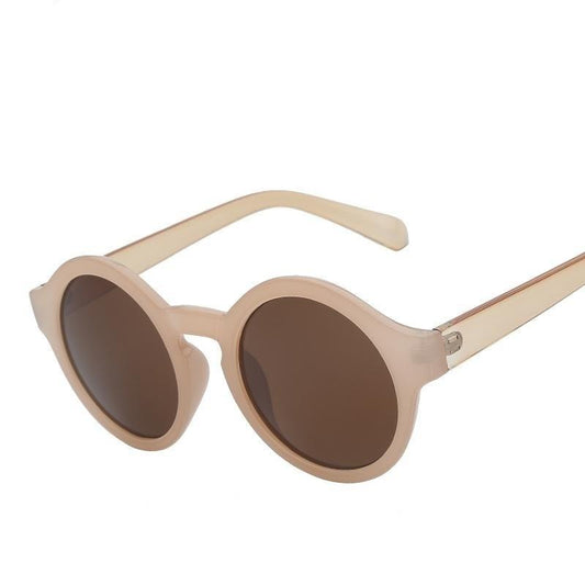  Women's Vintage Round Circle Retro Sunglasses with Acrylic Lenses - Women Sunglasses - DYAVOR® 