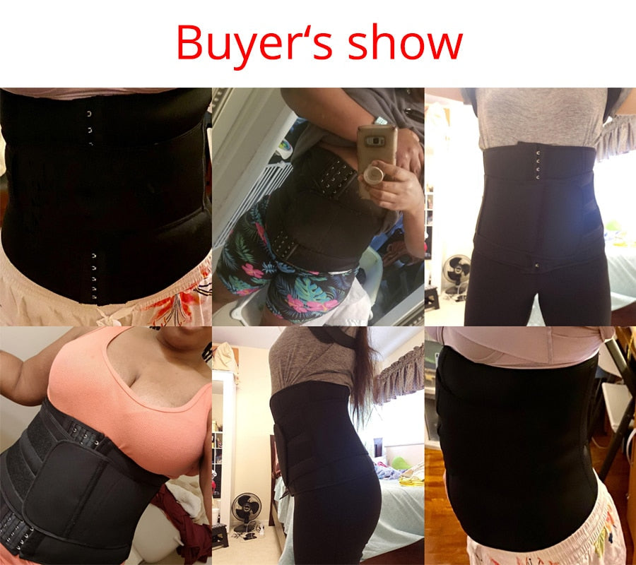  Women's Tummy Control Waist Trainer Breathable Slimming Body Shaper Belt - Slimmers - DYAVOR® 
