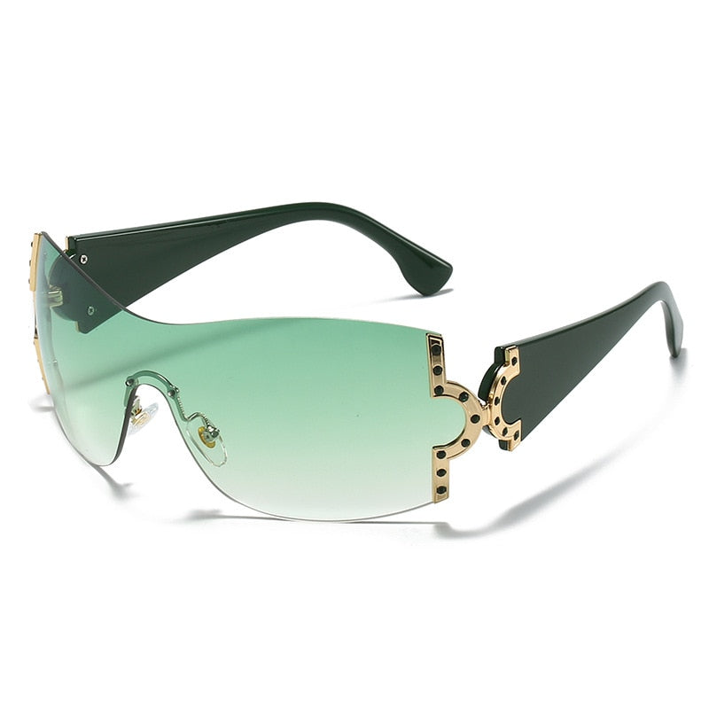  Women's Luxury Designer UV400 Diamond Rimless Eyewear Sunglasses - Women Sunglasses - DYAVOR® 
