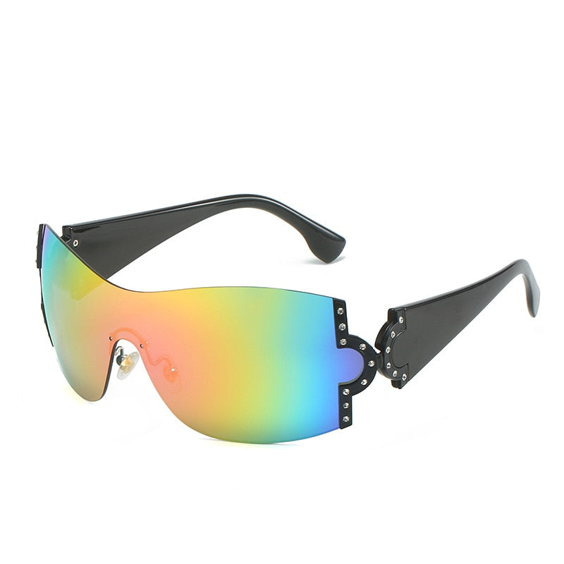  Women's Luxury Designer UV400 Diamond Rimless Eyewear Sunglasses - Women Sunglasses - DYAVOR® 