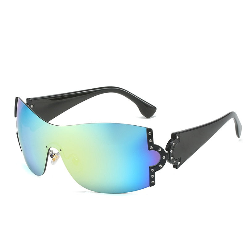  Women's Luxury Designer UV400 Diamond Rimless Eyewear Sunglasses - Women Sunglasses - DYAVOR® 