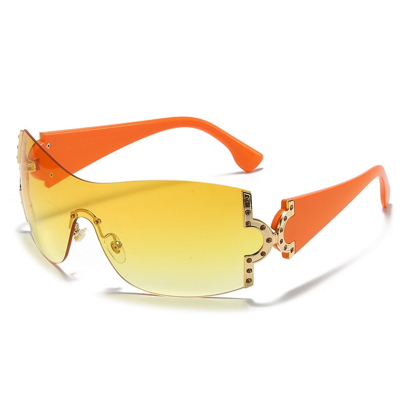  Women's Luxury Designer UV400 Diamond Rimless Eyewear Sunglasses - Women Sunglasses - DYAVOR® 
