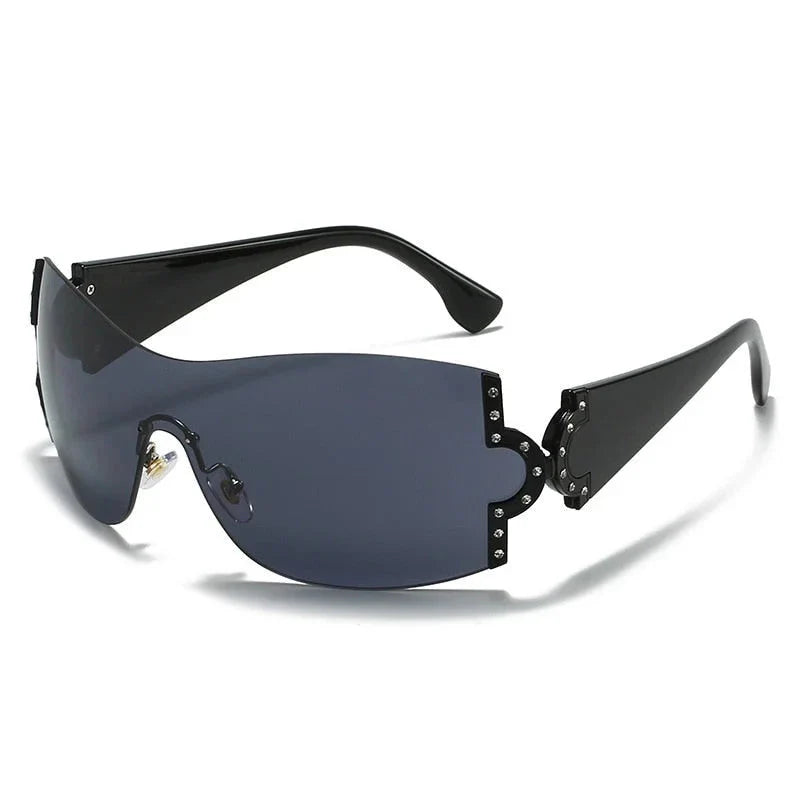  Women's Luxury Designer UV400 Diamond Rimless Eyewear Sunglasses - Women Sunglasses - DYAVOR® 