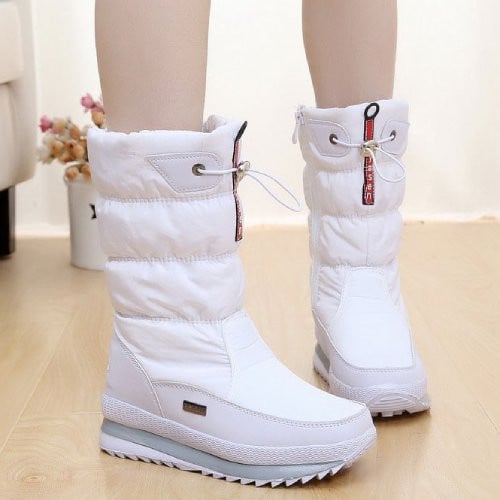  GRW Orthopedic Women Boot Fur Lined Warm Waterproof NonSlip Fashion Snow Boots -  - DYAVOR® 