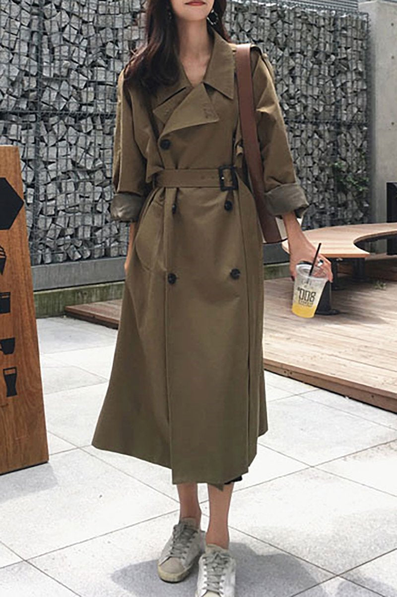  Long Trench Coat - Coats & Jackets - DYAVOR® 