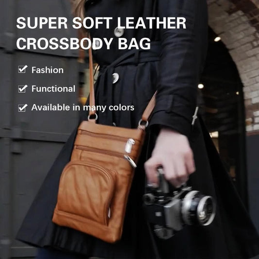  Super Soft Leather Crossbody Bag - bag - DYAVOR® 
