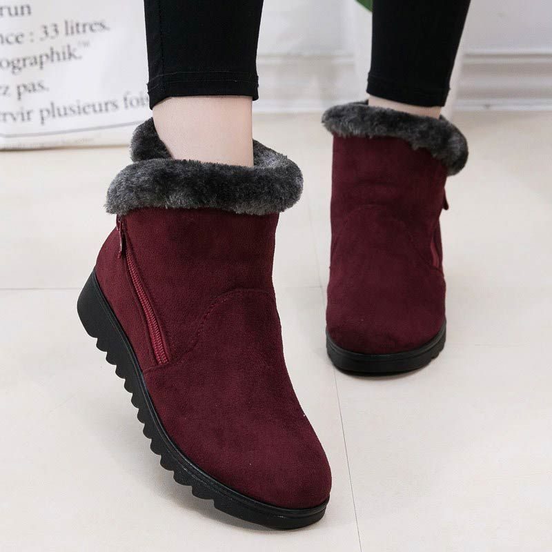  Groovywish Women Orthopedic Plush Casual Boots -  - DYAVOR® 