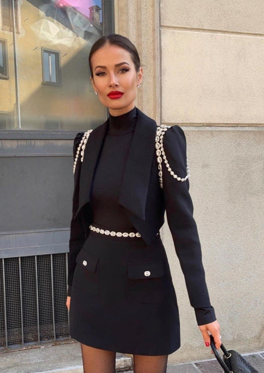  Cropped Jacket Suit -  - DYAVOR® 