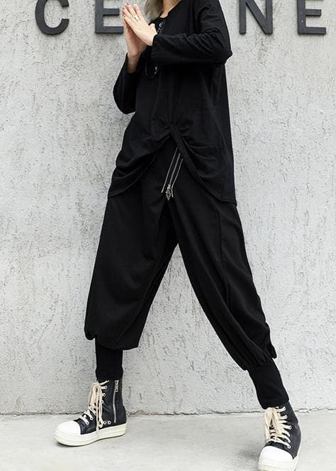 Fall new high waist pants loose casual women harem pants