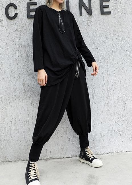 Fall new high waist pants loose casual women harem pants