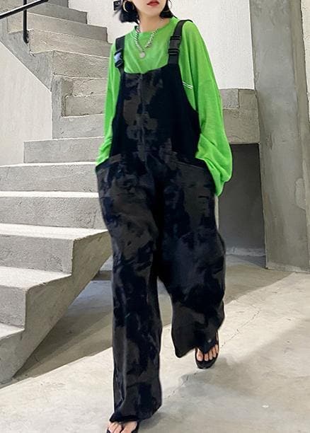  Popular overalls women's summer fashion large size loose straight tube Siamese pants -  - DYAVOR® 