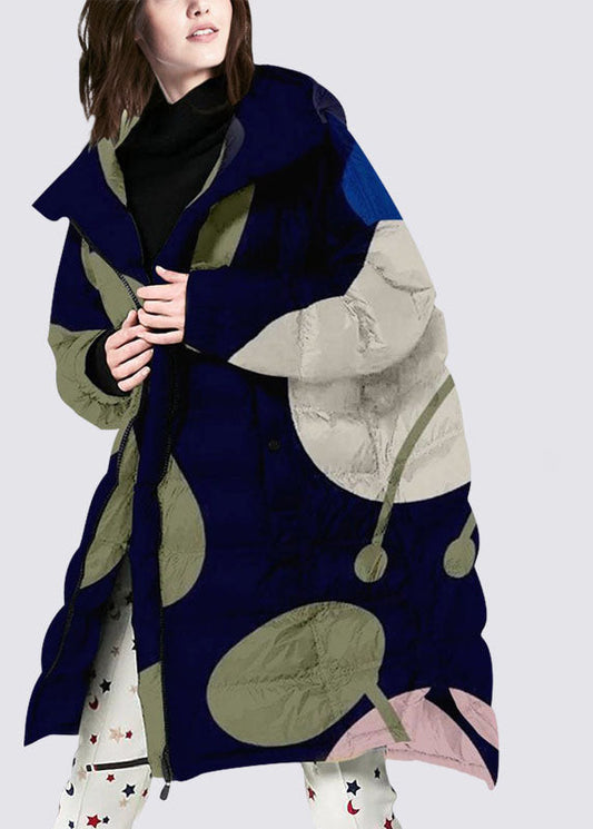  Bohemian Zip Up Print fashion Duck Down coat Winter - Down Jackets - DYAVOR® 