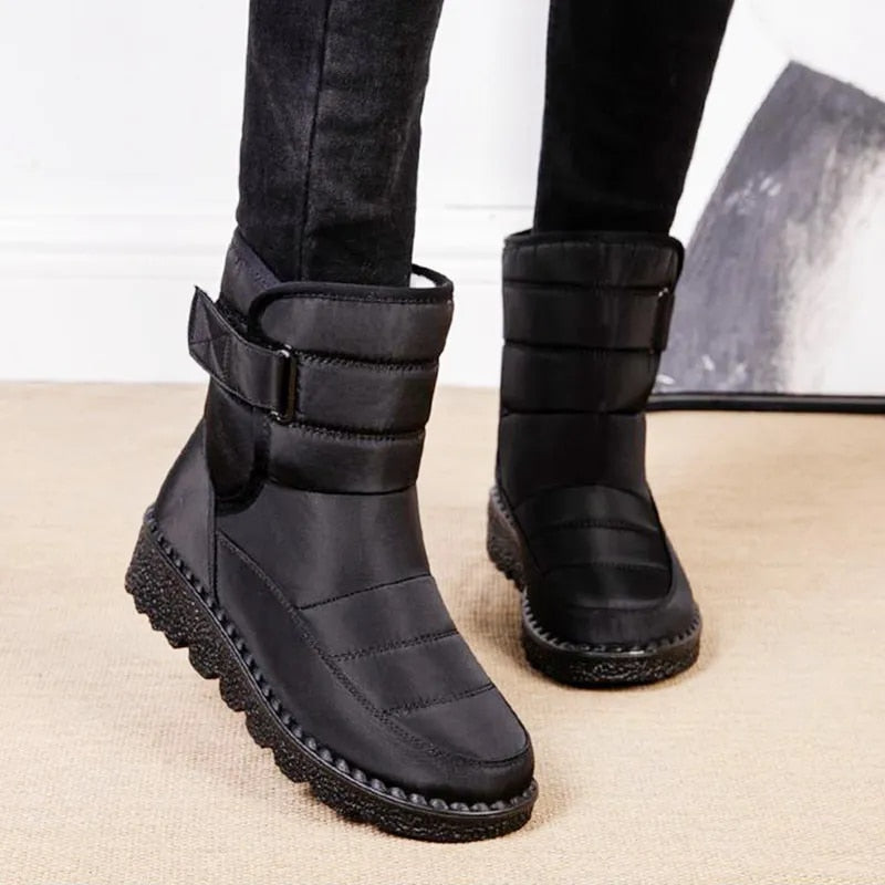  GRW Orthopedic Boots For Women Waterproof Comfortable Fur Lined Ankle Winter Snow Boots - Orthopedic Shoes - DYAVOR® 