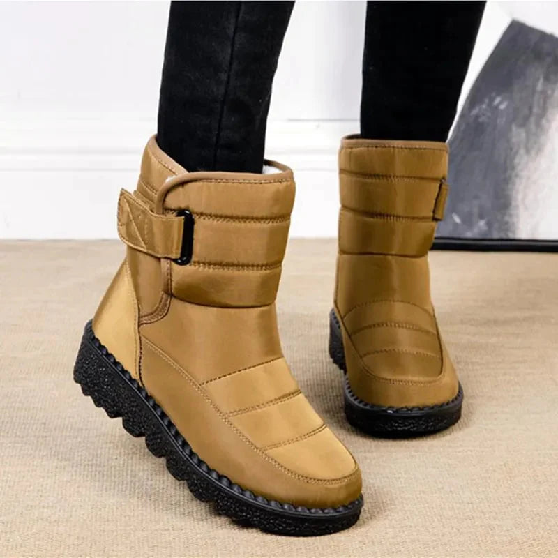 GRW Orthopedic Boots For Women Waterproof Comfortable Fur Lined Ankle Winter Snow Boots - Orthopedic Shoes - DYAVOR® 