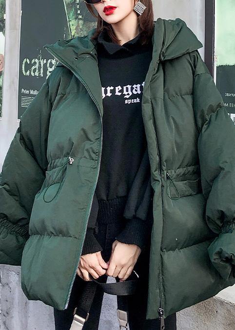  Casual green Parkas for women oversize down jacket winter hooded winter coats -  - DYAVOR® 