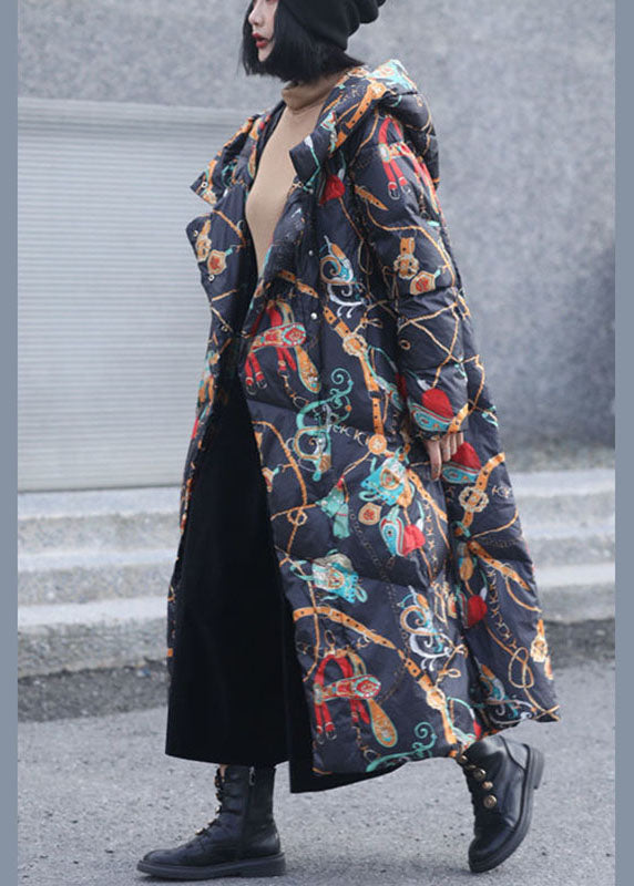  Chic Black hooded Casual Pockets Winter Duck Down Coats - Down Jackets - DYAVOR® 