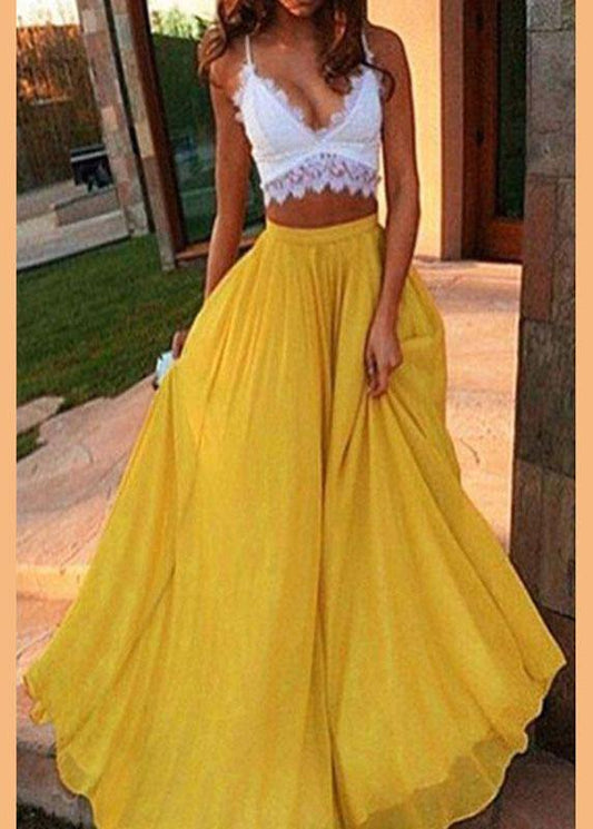 Chiffon pure-color full-skirted holiday beach dress fairy skirt - Skirts - DYAVOR® 