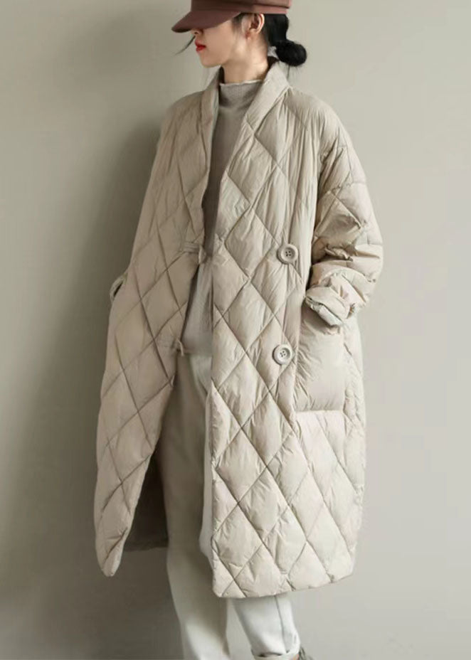  Classy Red Stand Collar Solid Big Pockets Fine Cotton Filled Puffers Jackets Winter - Down Jackets - DYAVOR® 