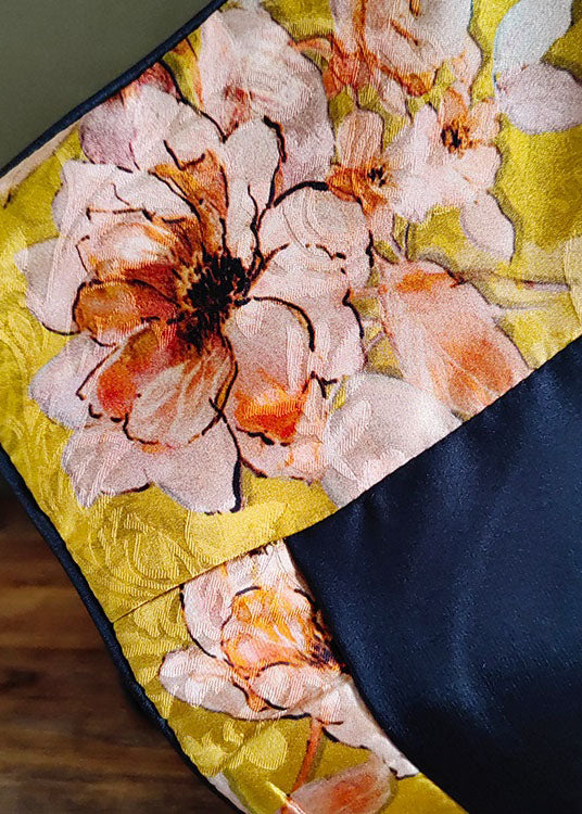  Diy Colorblock O Neck Silk Velour Patchwork Fine Cotton Filled Outwear Winter - Down Jackets - DYAVOR® 