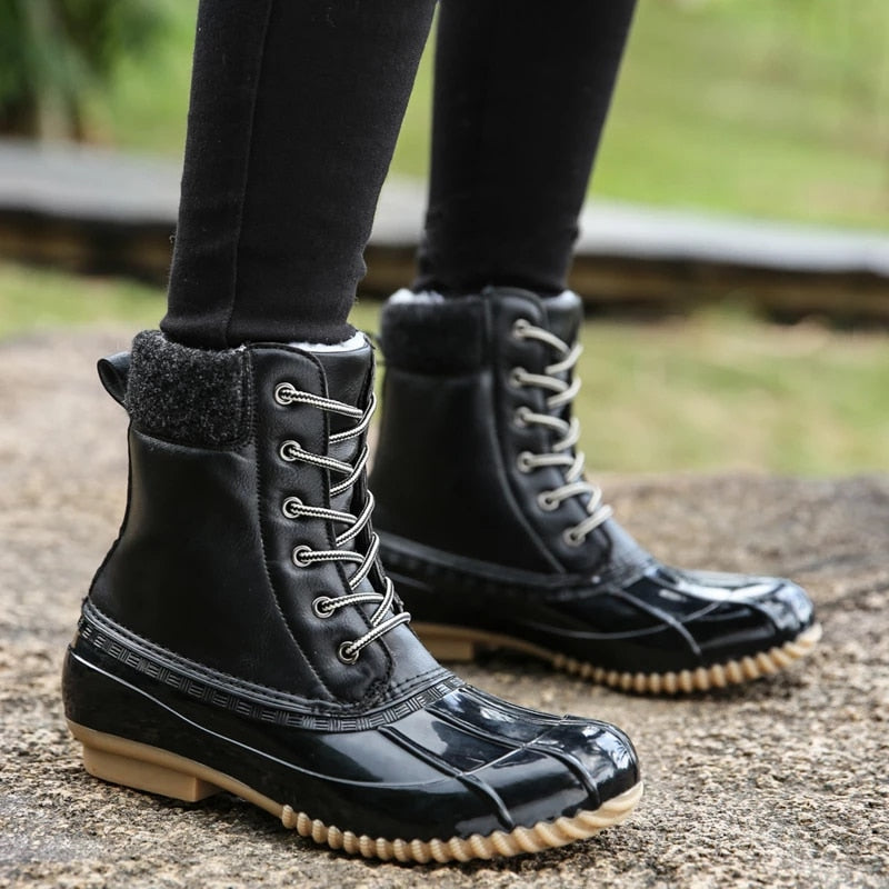  Groovywish Women Orthopedic Shoes Mid-calf Waterproof Snow Boots -  - DYAVOR® 