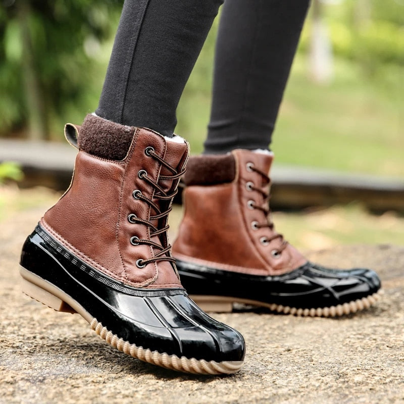  Groovywish Women Orthopedic Shoes Mid-calf Waterproof Snow Boots -  - DYAVOR® 