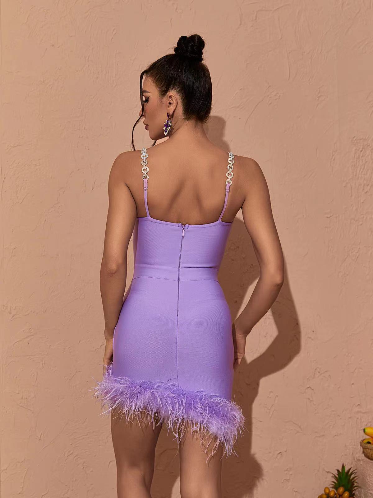  Formal Feathers Mini Dresses - Dresses - DYAVOR® 