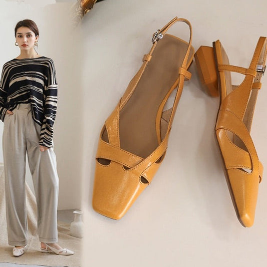  Casual Women Sandals Buckle Strap Footwear Heels Women -  - DYAVOR® 