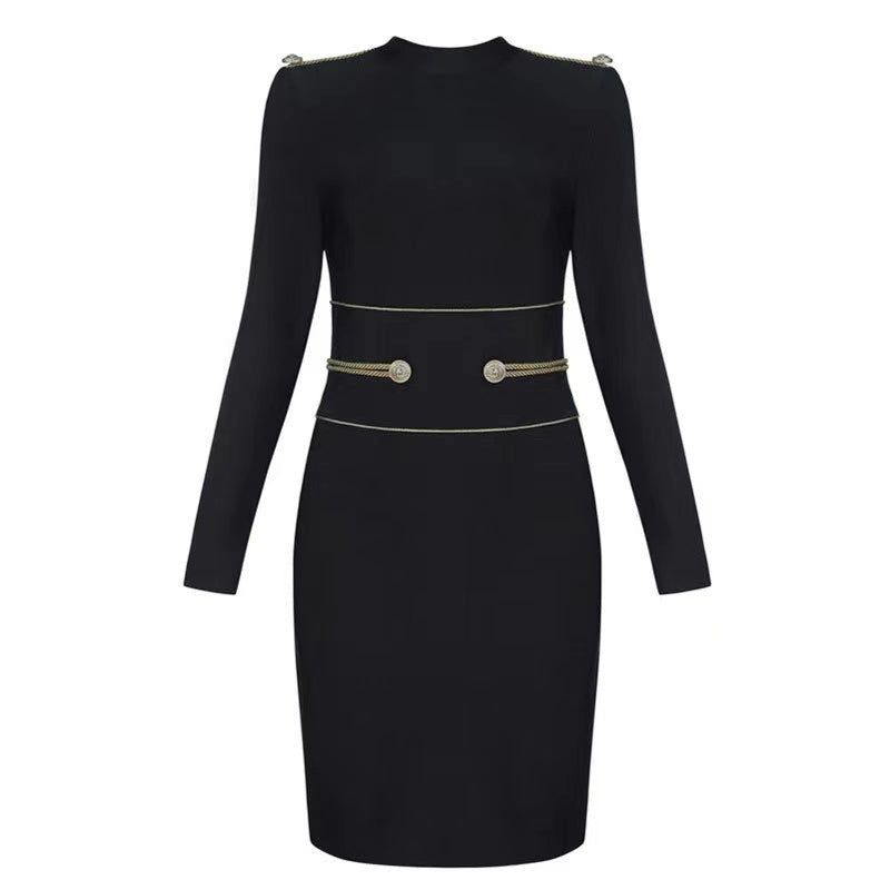  Elegant Formal Long Sleeve Dress - Dresses - DYAVOR® 