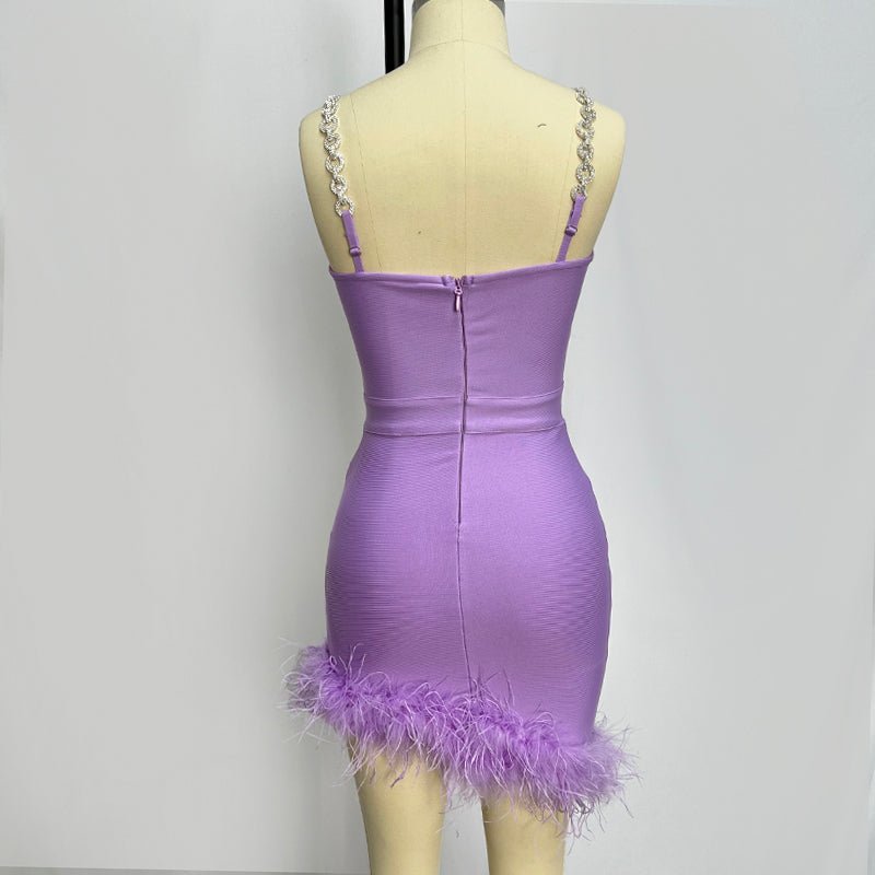  Formal Feathers Mini Dresses - Dresses - DYAVOR® 