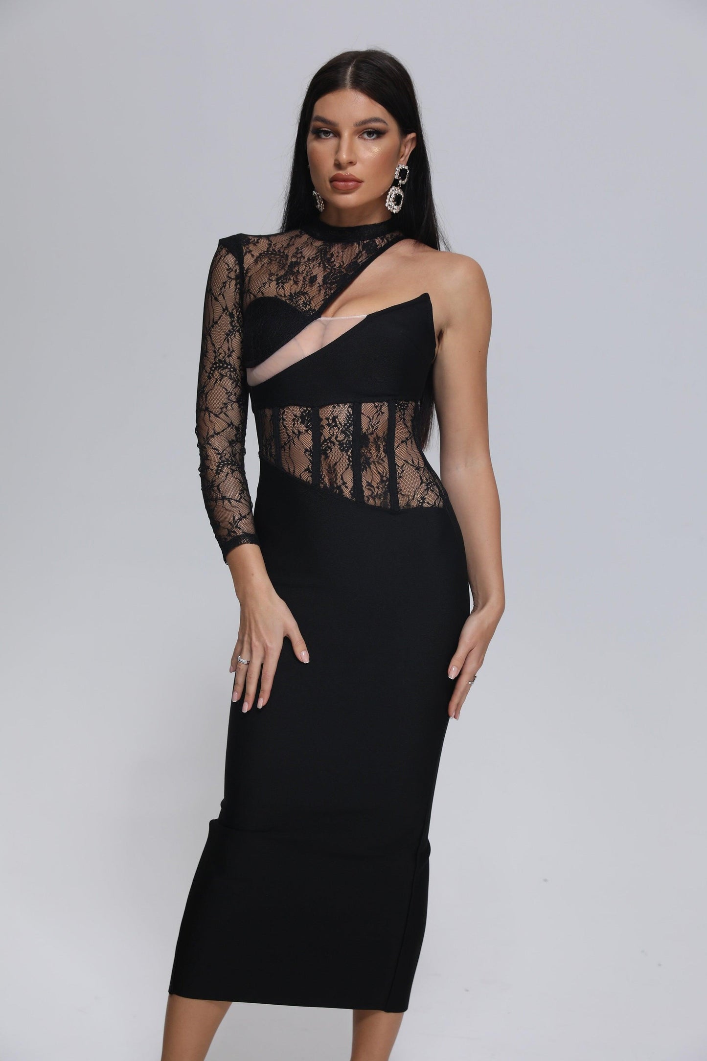  Lace Corset Bandage Dress - Dresses - DYAVOR® 