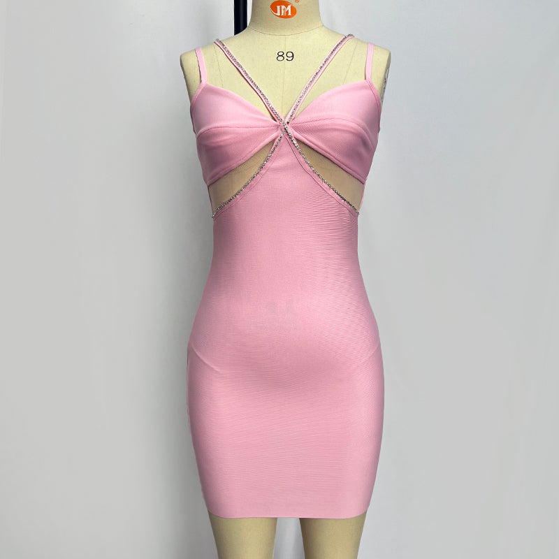  Stylish Pink Cocktail Dress - Dresses - DYAVOR® 