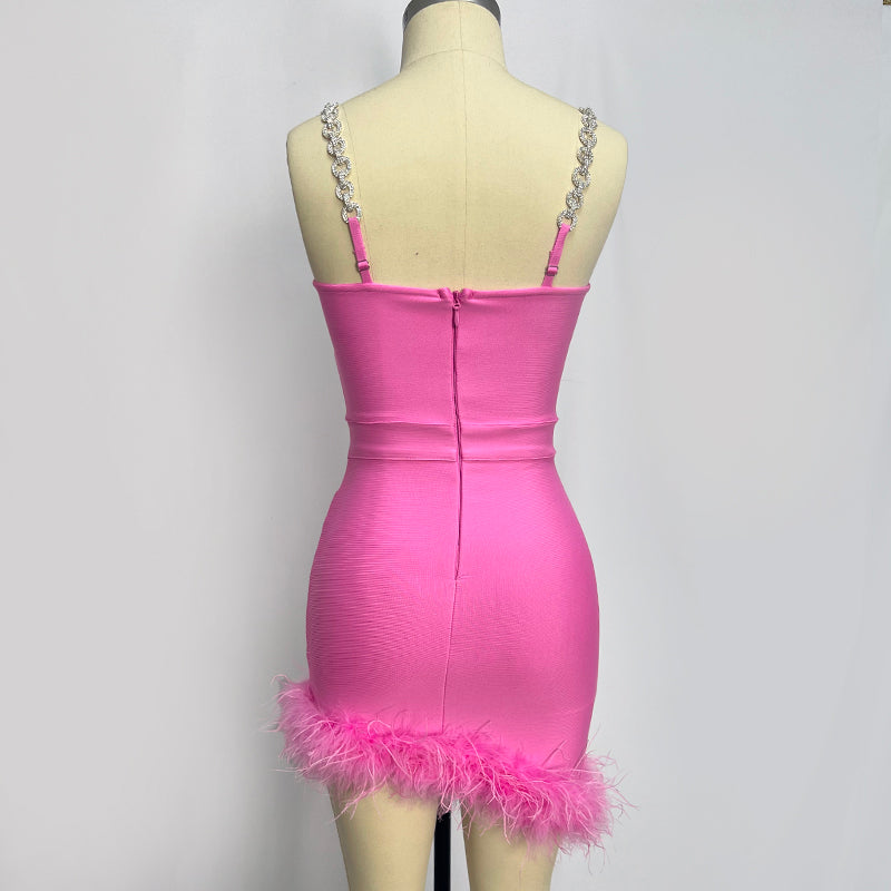  Formal Feathers Mini Dresses - Dresses - DYAVOR® 