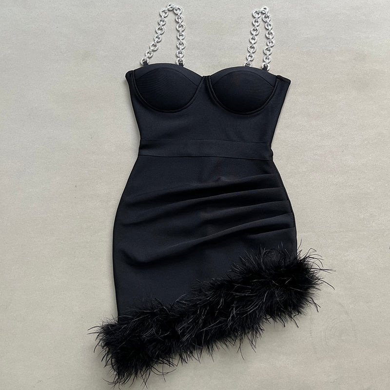  Formal Feathers Mini Dresses - Dresses - DYAVOR® 