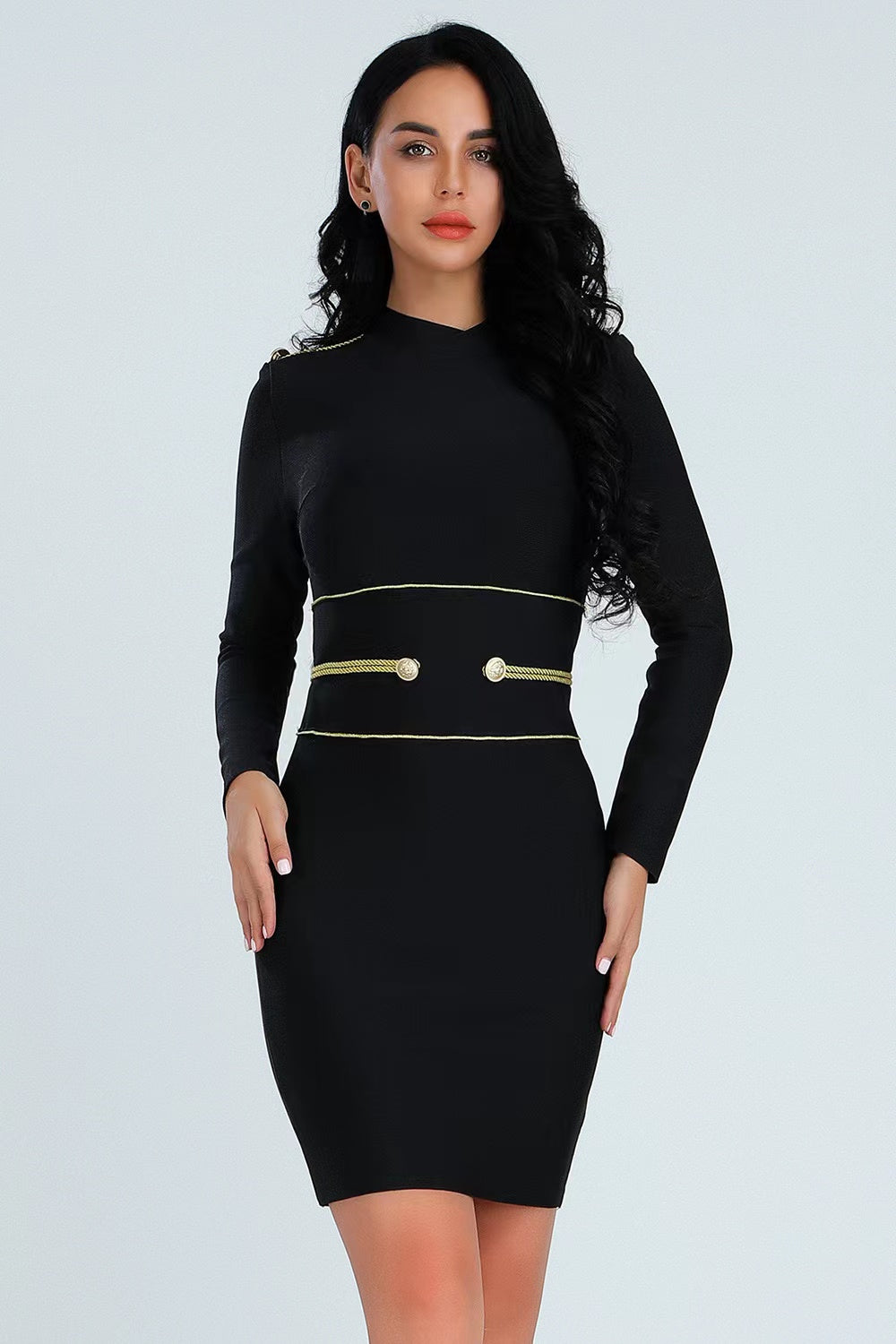  Elegant Formal Long Sleeve Dress - Dresses - DYAVOR® 