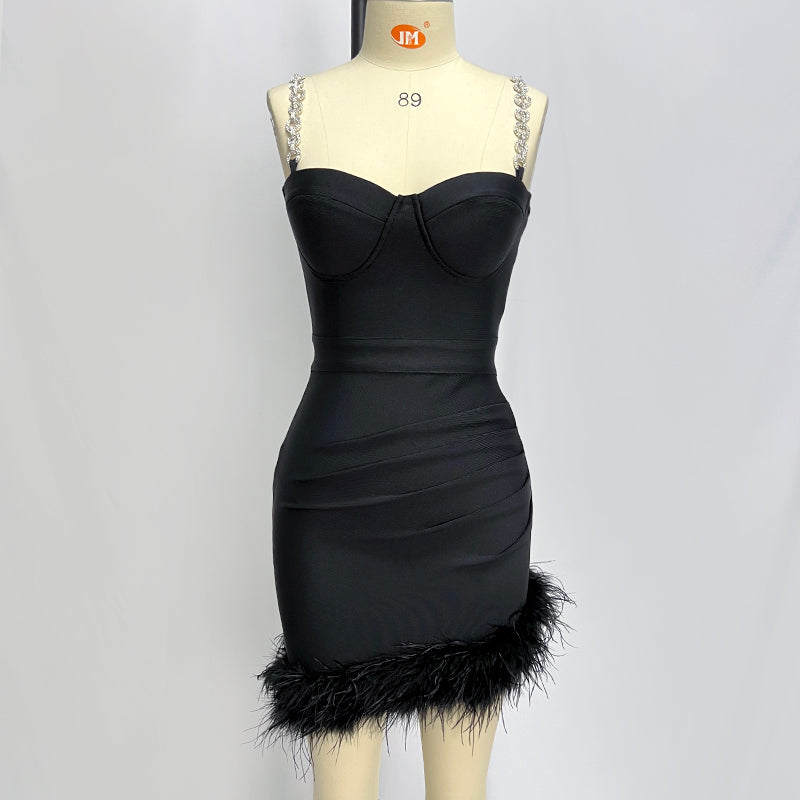  Formal Feathers Mini Dresses - Dresses - DYAVOR® 