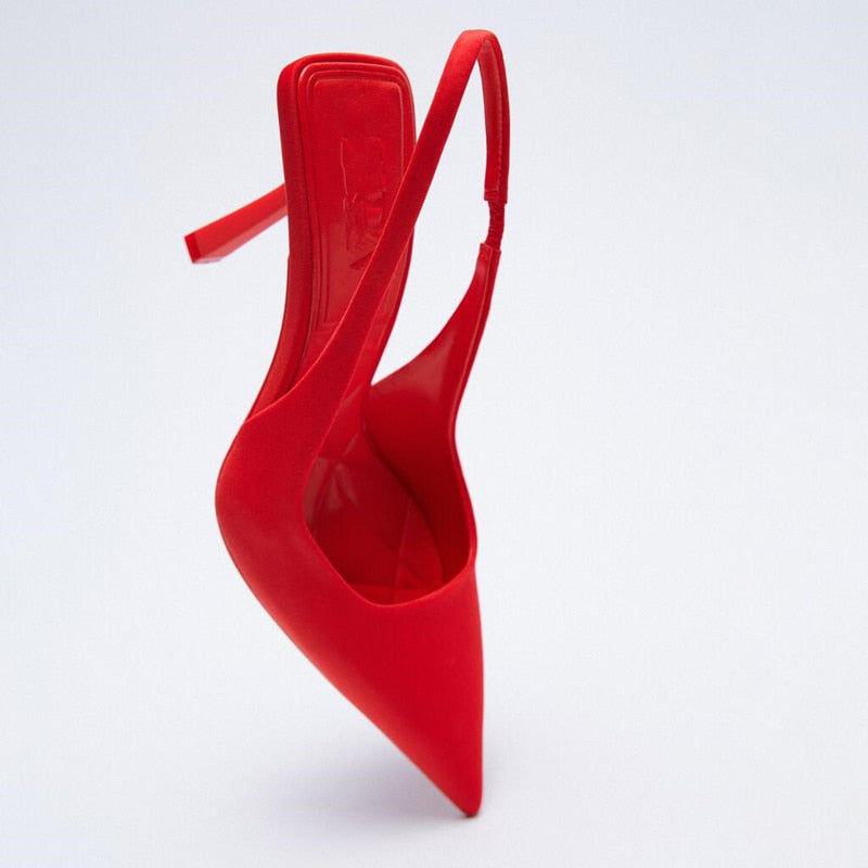  New Women's Closed Toe Red Single Shoes -  - DYAVOR® 