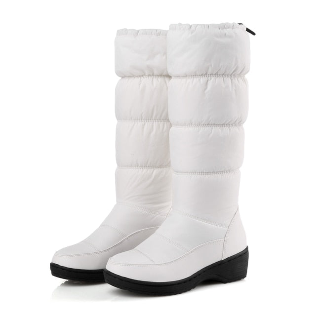  Groovywish Women Mid-calf Orthopedic Snow Boots Windproofing Slip-on Winter Shoes -  - DYAVOR® 