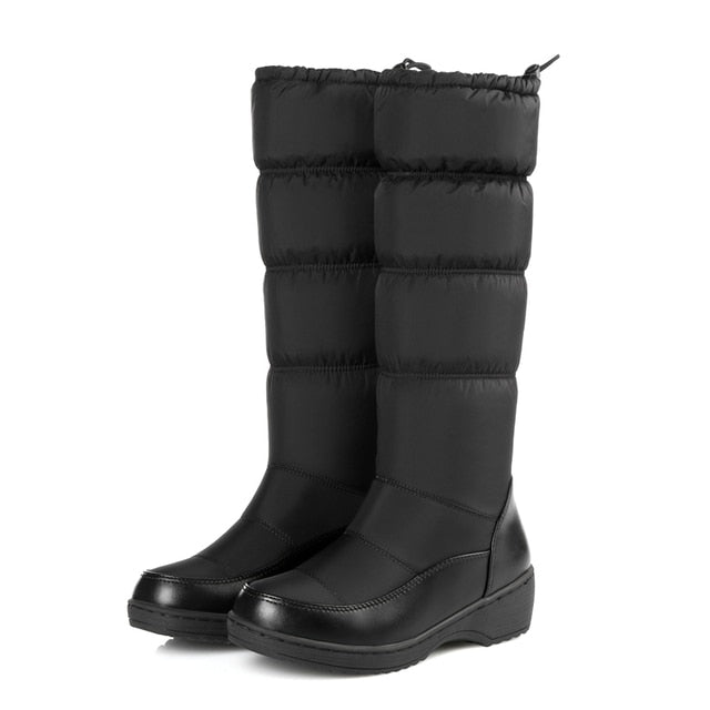  Groovywish Women Mid-calf Orthopedic Snow Boots Windproofing Slip-on Winter Shoes -  - DYAVOR® 