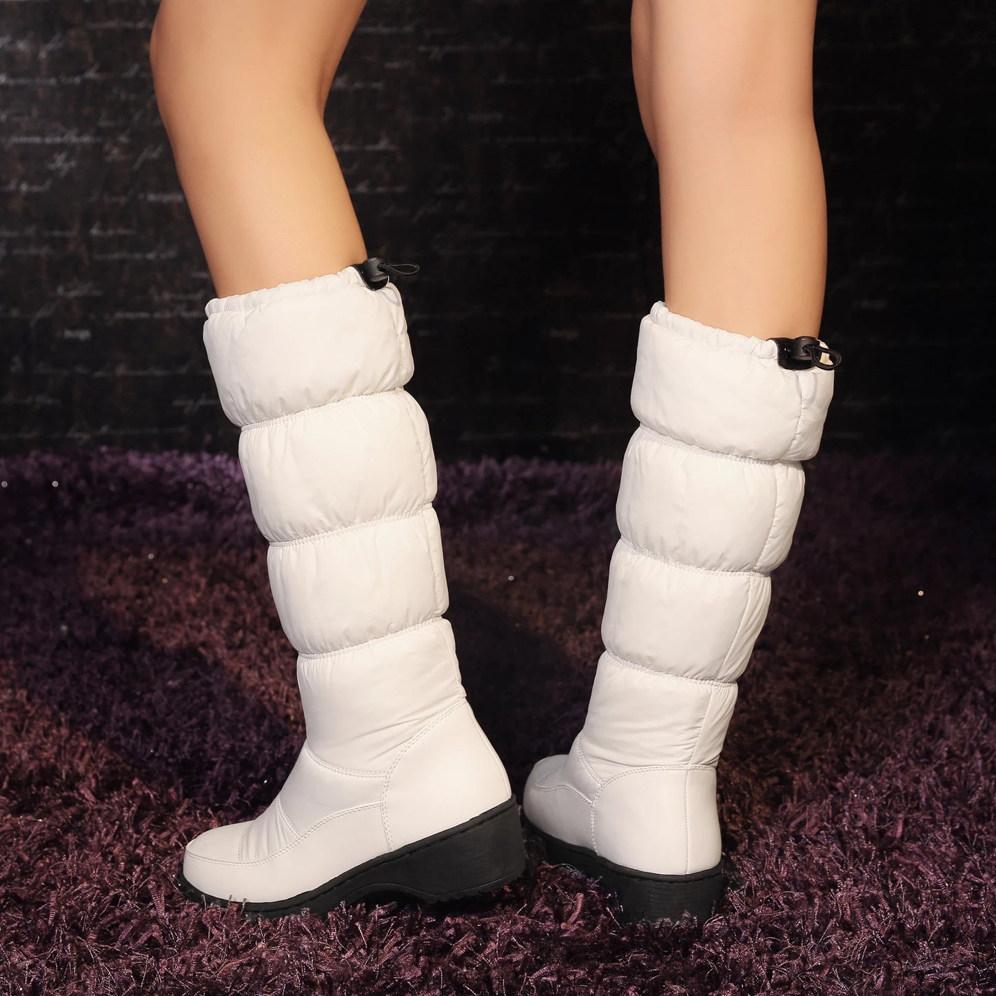  Groovywish Women Mid-calf Orthopedic Snow Boots Windproofing Slip-on Winter Shoes -  - DYAVOR® 