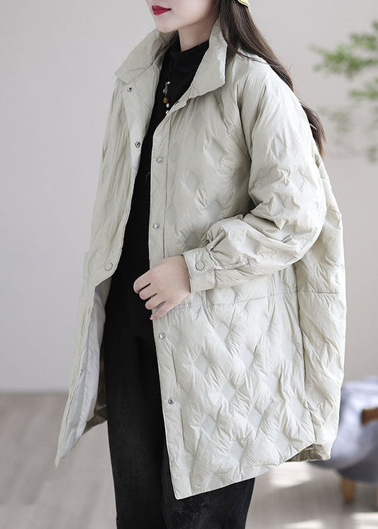  Luxury Black Pockets Patchwork fashion Winter Duck Down coat - Down Jackets - DYAVOR® 
