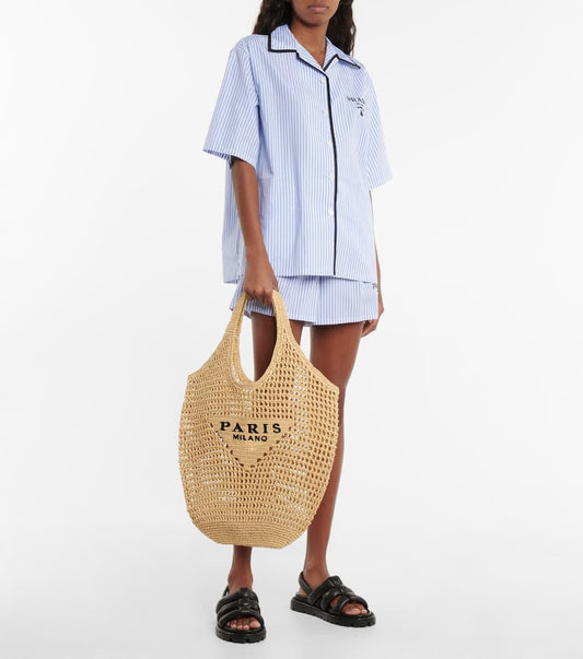  Luxury Raffia Handmade Woven Tote Handbag - Handbags - DYAVOR® 