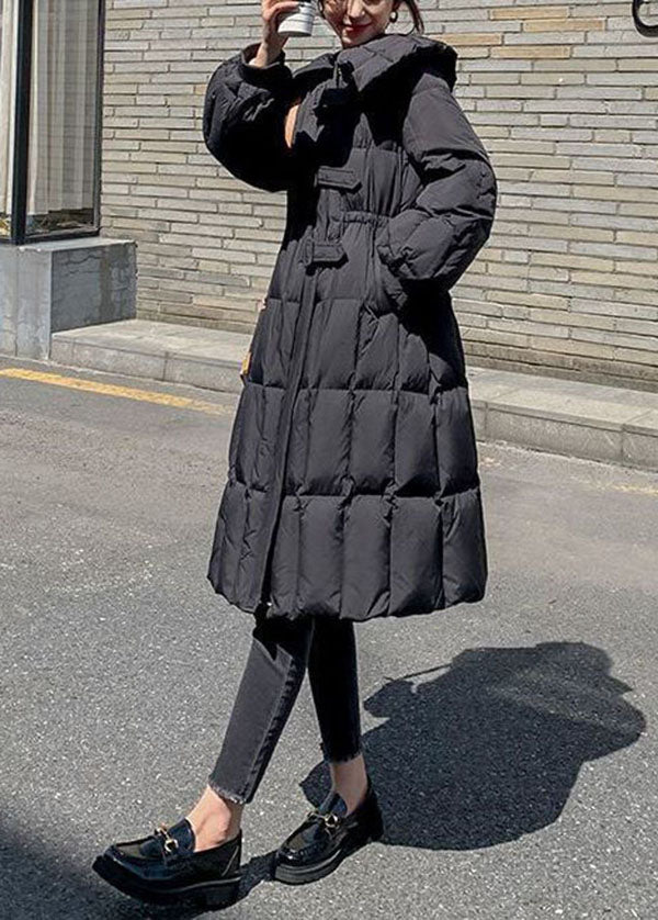  Natural Light Blue Peter Pan Collar Thick Duck Down Canada Goose Cinch Coats Winter - Down Jackets - DYAVOR® 